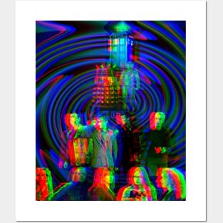 DR WHO computer glitch Posters and Art